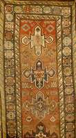 Kazak Antik, Kaukasus, um 1900, Wolle auf Wolle, ca. 343 x 114 cm, SchÄtzwert: 2400.- EURO, EHZ: 4, selten und sammelwÜrdig, schÖne ...