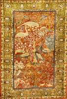 Ägypten Seide, um 1940, reine Naturseide, ca. 186 x 123 cm, SchÄtzwert: 3000.- EURO, EHZ: 2 (altersbedingt hervorragend gut erhalte n), ...