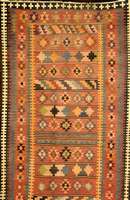 Kelim alt, Persien, um 1950, Wolle auf Wolle, ca. 330 x 157 cm, SchÄtzwert: 1100.- EURO, EHZ: 2 (altersbedingt in einen sehr gute n ...