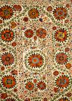 Susani Uzbekistan, Rußland, um 1900, ca. 223 x 152 cm, SchÄtzwert: 5500.- EURO, EHZ: 2