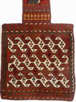 Salztasche Sumagh, Ghaschgai,Persien um 1940, Wolle auf Wolle, ca. 68 x 47 cm, EHZ: 2