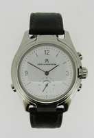 SJÖÖ SANDSTRÖM Herrenarmbanduhr Chronolink Worldtimer UTC, Handaufzug, pol. Edelstahl- geh. aufklappbar, mit zus. digitalem UTC Modul , Anz. v. ...