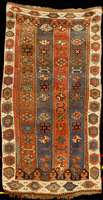 Konya Antik, TÜrkei Zentralanatolien, reine Naturfarben, 19.Jahrhundert, feine alte Wolle geknÜpft auf Wolle, ca. 225 x 126 cm (ungewÖh nliches ...
