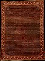 Feiner Senneh alt, Nordwestpersien, um 1940 , feine glanzreiche Wolle geknÜpft auf Baumwol le, ca. 186 x 136 cm, bemerkenswerte feine KnÜ pfung, ...