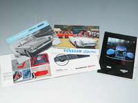 3x PROSPEKTE SUNBEAM ALPINE - 1x schwarz/weiss & 2x bunt mit Preisliste