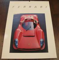 2x ORIGINAL FERRARI-KALENDER von 1986 und 1987 - alle in OVP und Versandschuber - sehr selten und exclusiv - sehr interessant für Sammler!