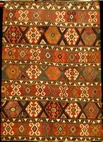 Großer feiner Shirwan Kelim antik, Ostkauka sus Kuba-gebiet, reine Naturfarben, 19.Jahrhun dert, Wolle geknÜpft auf Wolle, ca. 280 x 195 cm ...
