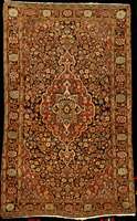 Hochwertiger Djosan alt, Westpersien Sarogh -Gebiet (Us Re-Import), um 1920, sehr feine Ko rkwolle geknÜpft auf Baumwolle, ca. 204 x 127 cm, feine ...