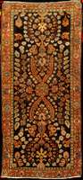 Sarogh Mohajeran antik, Westpersien (Us Re- Import), reine Pflanzenfarben, um 1900, Korkwo lle geknÜpft auf Baumwolle, ca. 123 x 85 cm, f eine bis ...