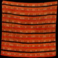 Turkmenisches Textil (Sofreh) antik, Turkme nistan, Naturfarben, um 1900/1910, Wolle geknÜ pft auf Wolle, ca. 122 x 125 cm, feine KnÜpfte chnik, ...