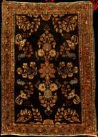Sarogh Mohajeran antik, Westpersien (Us Re- Import), reine Pflanzenfarben, um 1900, feine Korkwolle geknÜpft auf Baumwolle, ca. 141 x 10 1 cm, ...