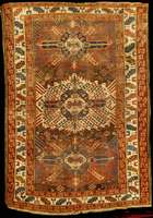Zeijwa Kazak antik, Ostkaukasus Kuba-Gebiet , reine Pflanzenfarben, 19.Jahrhundert, Wolle geknÜpft auf Wolle, ca. 168 x 120 cm, Erhaltun g: 4 ...