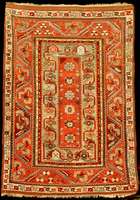 Seltener Melas antik, SÜdwesttÜrkei, reine Naturfarben, 19.Jahrhundert, Wolle geknÜpft au f Wolle, ca. 179 x 130 cm, mittelfeine KnÜpfun g, ...