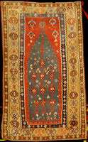 Antiker Erzurum-Gebetskelim, OsttÜrkei, rei ne Naturfarben, mitte 19.Jahrhundert, gute Wol le geknÜpft auf Wolle, ca. 233 x 147 cm, gute feine ...