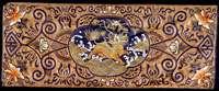 Sehr feine alte Chinesische Brokatstickerei, China, um 1940, Seide mit MetallfÄden bestic kt, ca. 100 x 40 cm, Erhaltung: 1-2 (erstklass iger ...