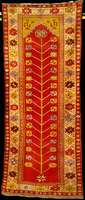 Anatolischer Lebensbaumteppich alt, TÜrkei Anatolien, mit Naturfarben, um 1920, leuchtend e Wolle geknÜpft auf Wolle, ca. 290 x 125 cm, ...
