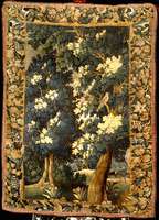 Verdure antik, Flandern, reine Naturfarben, ende 17.Jahrhundert, Wolle mit Seide, ca. 192 x 145 cm, feine handarbeit, SchÄtzwert: 10000 ,- EURO, ...