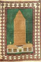 Turkman,Persien 50 Jahre, Wolle auf Wolle, ca 95 x 74 cm, EHZ 2-3