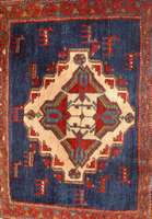 Afschar Taschen front, Persien, ca. 50 Jahre, Wolle auf Baumwolle, ca. 80 x 64 cm, SchÄtzwert: 850.- EURO, EHZ: 2