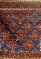 Kordi Taschenfront, Persien, um 1920, Wolle auf Wolle, ca. 65 x 64 cm, EHZ: 4