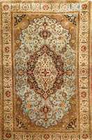 Ghom Seide alt, Persien, um 1940, reine Naturseide, ca. 163 x 107 cm, SchÄtzwert: 3200.- EURO, EHZ: 2