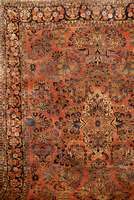 Sarogh antik (US Re Import), Persien um 1900, Korkwolle, ca. 343 x 280 cm, EHZ: 2-3 (altersbedingt guter Erhaltungszustand), selte n u. sammelw., ...
