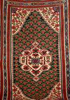 Senneh Kelim alt, Persien, ca. 50 Jahre, Wolle auf Wolle, ca. 214 x 140 cm, SchÄtzwert: 1800.- EURO, EHZ: 2-3