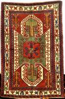 Sewan Kazak, Kaukasus, um 1900, Wolle auf Wolle, ca. 217 x 145 cm, EHZ: 2 (minim. Restau rierung, sonst sehr gut erhalten, sehr gute Erhaltung des ...