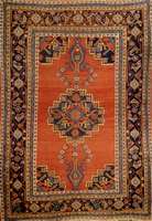 Afshar antik, Persien, um 1900, Wolle auf Baumwolle, ca. 206 x 146 cm, SchÄtzwert: 1900.- EURO, EHZ: 3-4