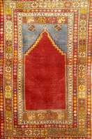 Mudjur antik, Anatolien TÜrkei, um 1890, Wolle auf Wolle, ca. 160 x 135 cm, SchÄtzwert: 2300.- EURO, EHZ: 3-4