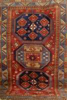 Lori Pampak antik, Kaukasus um 1900, Wolle auf Wolle, ca. 273 x 174 cm, EHZ: 3, (insges. in einen guten Zustand), selten u. sammelw., RaritÄt, ...