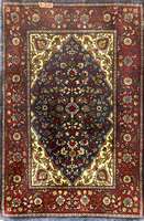 Seiden Hereke alt (signiert), TÜrkei um 1950, reine Naturseide, ca. 65 x 44 cm, EHZ: 2