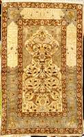 Hereke, TÜrkei ca. 30 Jahre, reine Naturseide, ca. 142 x 89 cm, broschiert, EHZ: 2-3 (sehr guter Erhaltungszust.), sehr selten u. sammelw., ...