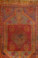 Yastik antik, TÜrkei um 1900, Wolle auf Wolle, ca. 90 x 50 cm, EHZ: 4