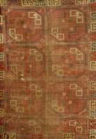 Ersari (fragment) antik, Turkmenistan um 1850, Wolle auf Wolle, ca. 105 x 81 cm, EHZ: 5