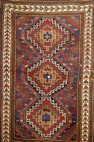 Gendje antik, Kaukasus um 1900, Wolle auf Wolle, ca. 183 x 120 cm, EHZ: 2-3