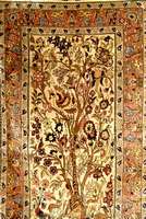 Seiden Hereke alt(sign.),TÜrkei,um 1950,reine Naturseide,ca.104 x 61 cm,SchÄtzwert:4500 EURO