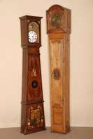Standuhr, Frankreich/Burgund, um 1840/50, Uhr um 1860, sekundÄr dazugefÜgt, lt. Angaben des Einlieferers intakt, nicht geprÜft, Gewichte und ...
