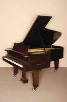 StutzflÜgel, Grotrian-Helfrich-Schulz, Th. Steinweg Nachfolger, deutsch, um 1880/1900, Nußbaum massiv, auf Mahagoni gebeizt, Elfenbeinklaviatur, ...