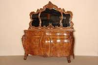 Prunkvolles Speisezimmer, Frankreich/wohl Paris, um 1890/1900, Korpus z.T. Hartholz massiv, RÜckwand und SeitenwÄnde z.T. Weichholz, bestehend ...