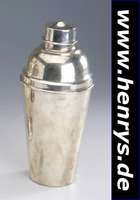 Cocktailshaker, Amerika, 925er Silber, F. B. Rogers, schlichte, glatte Form, H. ca. 22 cm, ca. 375 g