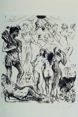 Corinth, Lovis, 1858 Tapiau-1925 Zandvoort, Radierung, r. u. handsign., ca. 27 x 23 cm, PP