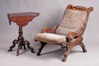 Liege, deutsch, um 1870/80, Gründerzeit, Barockstil, Eiche massiv, sehr reich geschnitzt aus dem Vollholz, Auflagen aus der Zeit, sammelw., museal ...