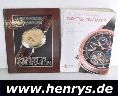 VACHERON & CONSTANTIN Konvolut, bestehend aus: 1 x Buch "Augenweide Armbanduhr Vacheron Constantin" herausgegeben im Carinthia Verlag & 1 x ...