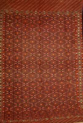 Yomuth Flachgewebe, Turkmenistan, um 1930, Wolle auf Wolle, ca. 345 x 200 cm, EHZ: 3