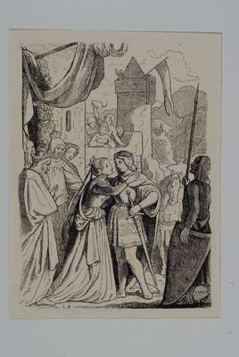 Richter, Ludwig, 1803 Dresden - 1884, Konvolut 10 Holzstiche, alle PP, verschiedene Grössen bis ca. 11x9cm