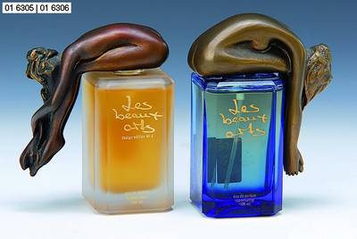 Bruni, Bruno, geb. 1935 Gradara/Italien, Iride, Bronzeskulptur, für Les Beaux Arts Parfum, signiert, num. 1941/14999, Gesamth. 11cm