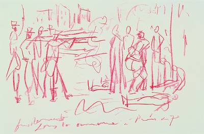 Picasso, Pablo, 1881-1973, zwei Farblithos aus der Vorzugsausgabe von: Carnet de Californie, Mourlot, Ed. Cercle d'Art Paris 1960, ca. 40x27cm