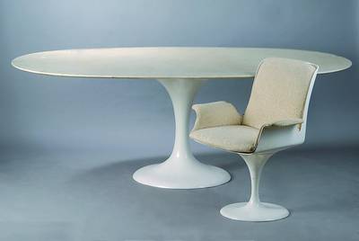 Designer Essgruppe, nach dem Vorbild v. Knoll,70er Jahre, Marmortisch und 6 Drehstühle, Firma Collection Terra, Bezüge alt belassen, teils ...