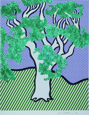 Roy Lichtenstein, 1923-1997, aus der Columbus Mappe "In search of a new tomorrow", Artists United for Nature, Edition Domberger 1992, ...